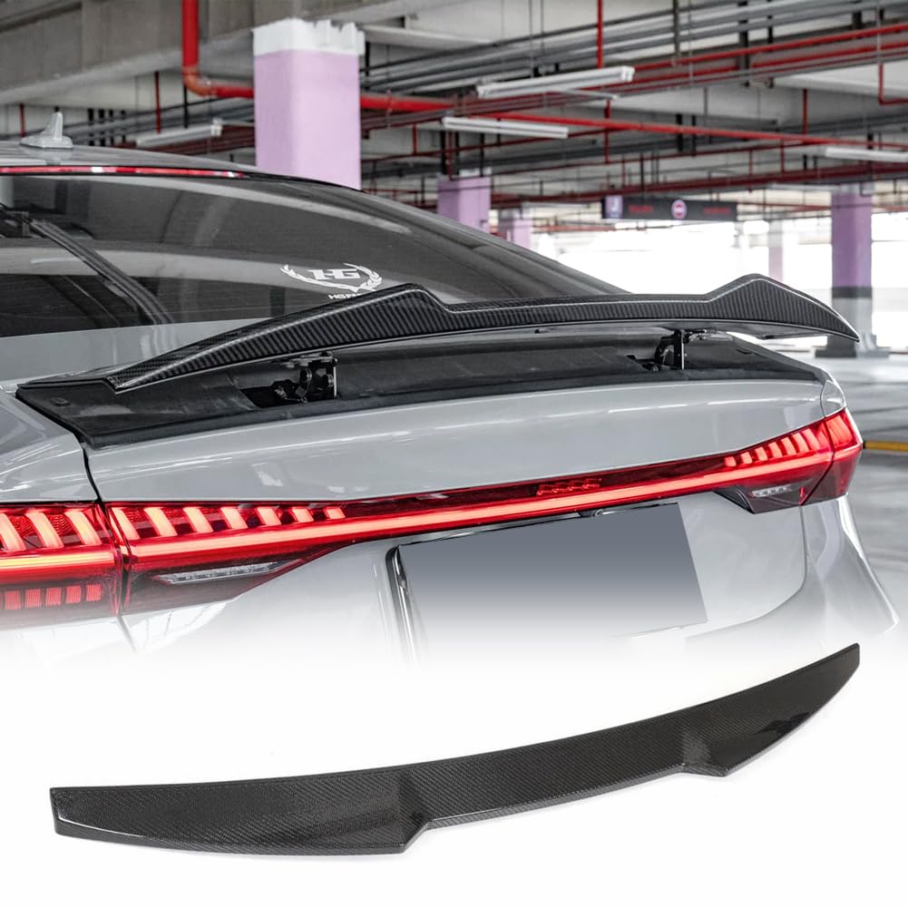 アウディ a7 リアスポイラー Amazon | A 7炭素繊維リアトランクスポイラーとアウディfor Audi A7 S7